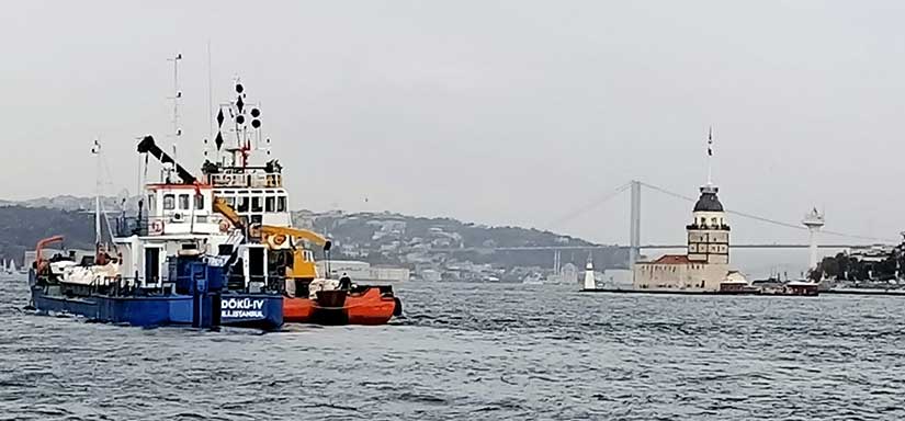 ISKI Strait Crossing Pipeline Clamp Installation